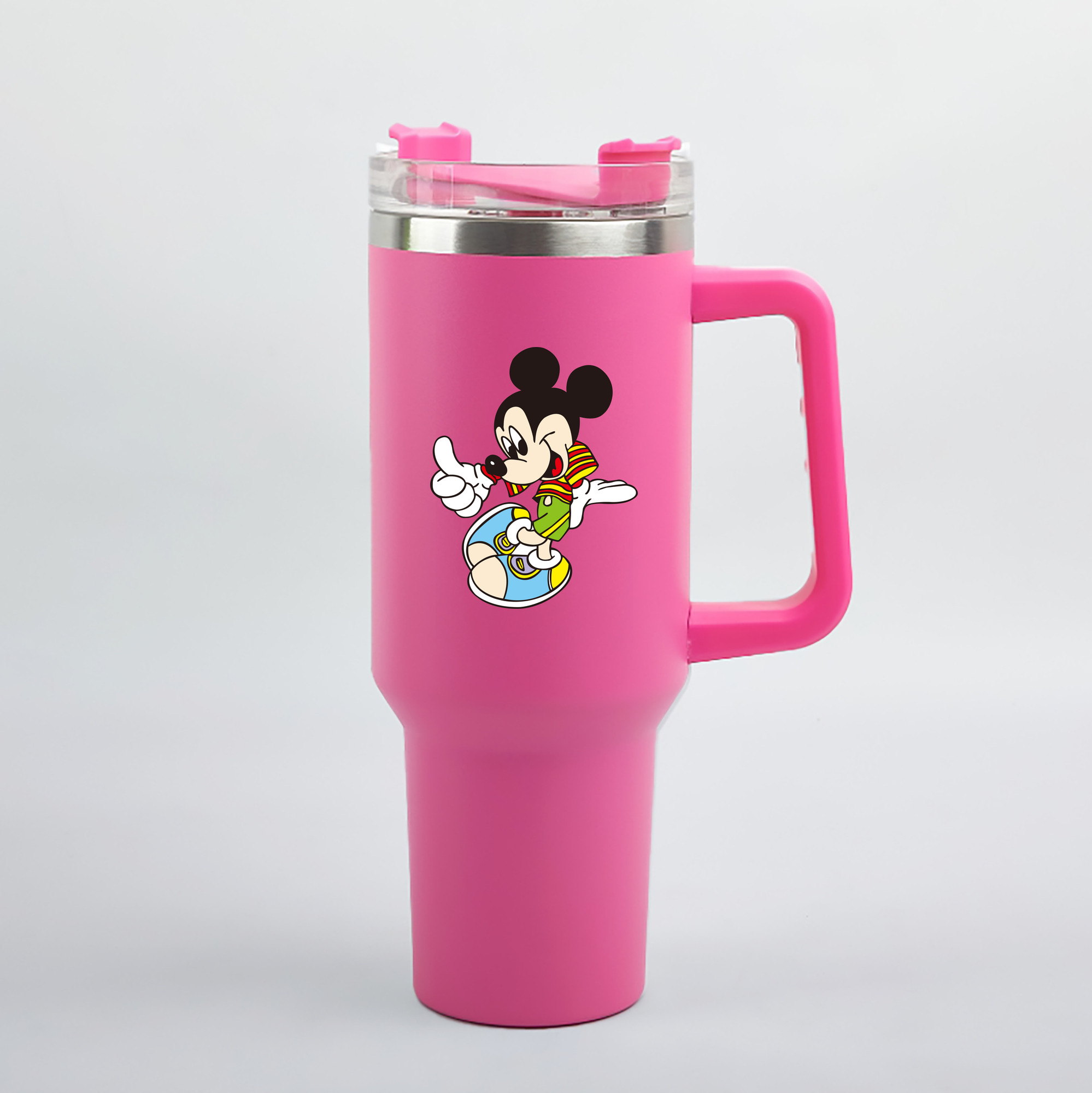 （画像用） ミッキーマウス Mickey Mouse 1200mL車用タンブラー（カラープリント）